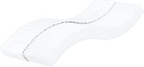 Matelas mousse dureté H2 H3 100x210 cm blanc