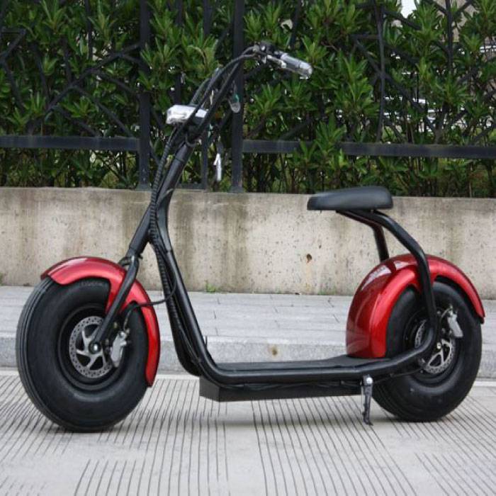 Stuff Certified Citycoco Elektrische Smart E Scooter Pro Harley - 18 - 1000W - 12Ah - Rood