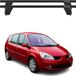 Omac Barres de toit transversales en aluminium pour Renault Grand Scenic II 2003-2009 – Antivol – Rainure en T – Testées City Crash – Charge max 75 kg Noir