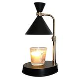 Zen Aroma Zen'Aroma-warmer, candelino-brander, elektrisch, verspreidt geuren zonder vlam of rook, verlengt de levensduur van de kaarsen, geïntegreerde dimmer, in hoogte verstelbaar, zwart