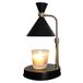 Zen Aroma Zen'Aroma-warmer, candelino-brander, elektrisch, verspreidt geuren zonder vlam of rook, verlengt de levensduur van de kaarsen, geïntegreerde dimmer, in hoogte verstelbaar, zwart