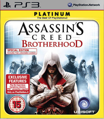 Ubisoft Assassin's Creed: Brotherhood (Special Edition) (PLATINUM) /PS3 PlayStation 3