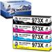 Solidchoice - Cartouche d'encre 973X Compatible avec HP PageWide Pro MFP