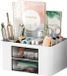 Dailygoods - Organiseur de bureau multifonctionnel - 5 compartiments et 2 tiroirs - Blanc