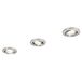 Zarivy Set van 3 oscillerende inbouwringen 9 cm mat nikkel