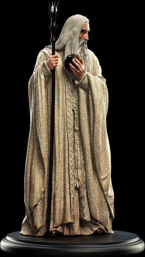 Weta Workshop The Lord of the Rings Saruman The White Statue - 19 cm