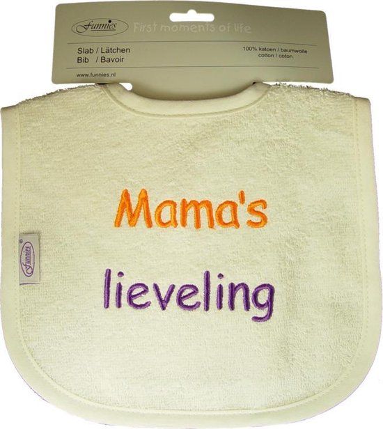Funnies B.V. Slab met "Mama's lieveling"