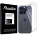 Phonillico® iPhone 14 PRO Gehard Glas Achterkant [Pack 2]