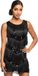 Boland - Jurk Flapper Chicago zwart (L)