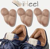 iHeel® pads - 3-Pack (6 stuks) - Voorkomt Zere Hielen en Blaren - Vervangt Dagelijkse blarenpleisters - Anti-Slip / -Slijtage / -Blaren - Comfortabel - Hielbeschermers - Hiel Kussens / Grips / Pads / Zooltjes / Grepen - Heel Pads - Schoenverkleiner