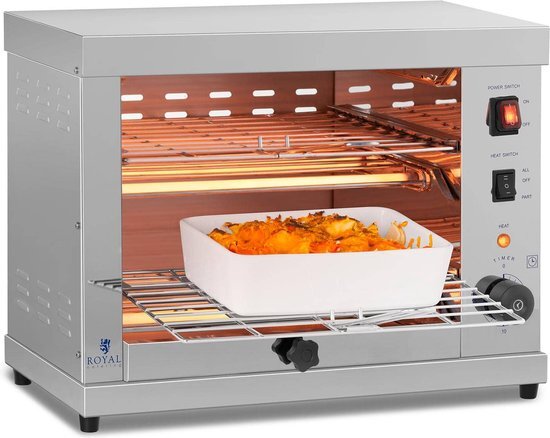 Royal Catering Salamander Grill - 2 niveaus - 3250W