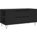 Table basse en bois d'ingénierie 102x44,5x50 cm noir