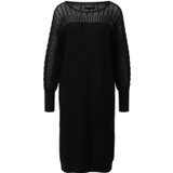 s.Oliver BLACK LABEL 2172964 dames Fijn gebreide jurk met lange mouwen