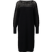 s.Oliver BLACK LABEL 2172964 dames Fijn gebreide jurk met lange mouwen