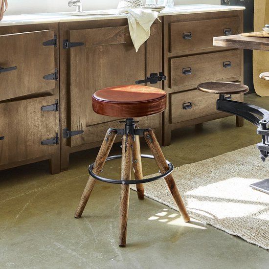 LOBERON Hocker Twist bruin