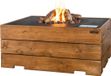 Happy Cocooning Vuurtafel Rechthoek Teakhout Zwart