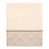 Avanti Linens Deco Shell Handdoeken, katoen, ivoorkleurig, eenheidsmaat