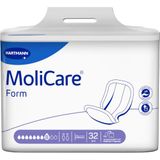 Molicare Vorm 8 druppels, voor zware incontinentie: hoge veiligheid, extra lekbescherming en discretie voor vrouwen en mannen, te gebruiken met Molicare premium fixpants, 32 stuks