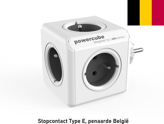 PowerCube Original FR - Grey - 5 Outlets