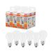 OSRAM LED-lamp Stervorm A40 filament, 2700 K warm wit, 3,4 W, E27, mat, 470 lm, 15.000 h, voor plafond- en staande lampen, niet-verblindend, 6-Pack