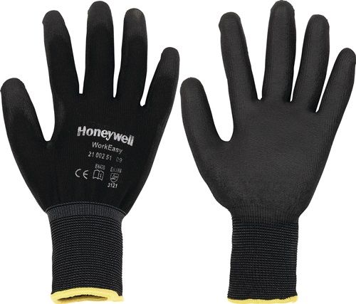 Honeywell Handschoen | maat 8 zwart | EN 388 PSA-categorie II | polyester m.polyurethaan | 100 paar - 2100251-08