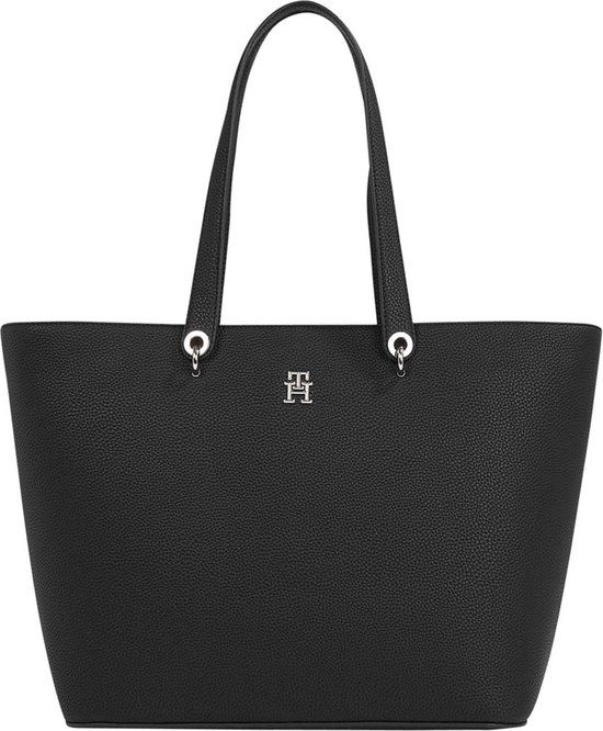 Tommy Hilfiger The Emblem Tote - Zwart - Dames