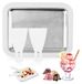 Icecat Kit de crème glacée - Pour des glaces roulées et des smoothies faits maison - 2 spatules - Machine à glace - Facile à utiliser - Léger et pratique - Élégant et maniable - Compact et durable - Facile à nettoyer