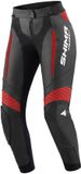 SHIMA Miura 2.0 Dames Zwart Rood Leren Motorbroek - Broek