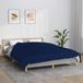 vidaXL Verzwaringsdeken 200x200 cm 9 kg stof blauw