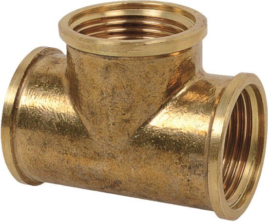 KIRCHHOFF MS T-Stuk - Blanco - 1/2"BI