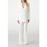 Guess by Marciano GUESS Nina Double Breasted White Peaks Blazer - Maat 38