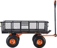 VEVOR Tuinwagen, 181 kg draagvermogen, kantelbaar, zwart