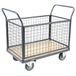 Manutan Expert Rolcontainer met 4 gaaswanden - 400 tot 500 kg