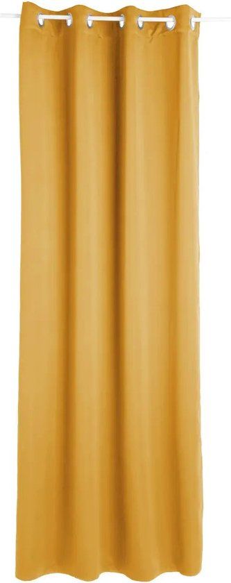 Atmosphera Verduisteringsgordijnen - Set van 2 - Oker - 135x240cm - Met ringen