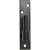 SONNECK 406503S plaatkegel, kegeldoorn ø 12 mm, staal zwart gepoedercoat RAL 9005, zilver