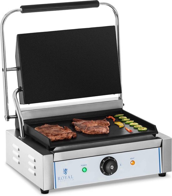 Royal Catering Contactgrill - glad - 2200 W