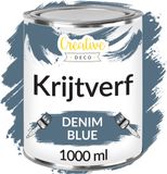 Creative Deco 1000 ml Denim Blauw Krijt-Verf