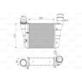 VALEO 818669 Ladeluftkühler LLK pour AUDI A4 Avant (8ED, B7) Turbo Intercooler