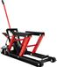 Motorfietslift - Hydraulische schaarheffer - Draagvermogen 680 kg - Hefbereik 11,5–36,5 cm - Verstelbaar - Draagbaar - Veiligheidsbouten - Rouge