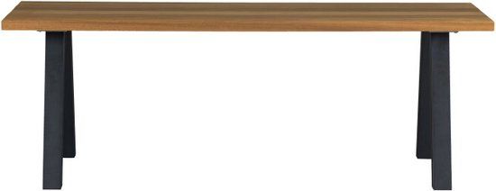 WOOOD Tablo Outdoor Table with A-leg - Natural - 75x210x81 cm