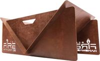 RedFire Firepit V - Bruin - Staal - 60 cm