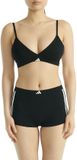 adidas Sportswear TRIANGLE WRAP BRALETTE - Sport Active Essentials Cotton 3 Stripes – Damen Onderbroek - zwart