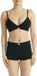 adidas Sportswear TRIANGLE WRAP BRALETTE - Sport Active Essentials Cotton 3 Stripes – Damen Onderbroek - zwart