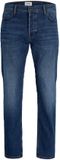JACK&JONES Garçon Jean JJIMIKE JJORIGINAL ST 172 NOOS Bleu Coton Mélange Coupe fuselée W33 X L28