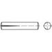 TOOLCRAFT 136166 Conische kerfpaspen (Ø x l) 10 mm x 36 mm Staal 25 stuk(s)