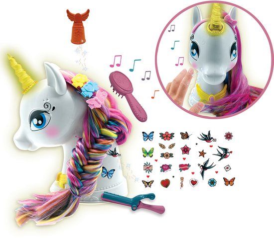 LEXIBOOK Mijn magische interactieve eenhoorn - Eenhoofd met accessoires, geluid en lichteffecten
