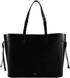 FURLA Ava Tote Schoudertas Leer Nero + Nero int Zwart