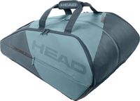 Head Tour Large Padel Bag Groen Polyester Duffel Bag L 3 Vakken Inclusief Wielen Verstelbaar