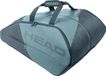 Head Tour Large Padel Bag Groen Polyester Duffel Bag L 3 Vakken Inclusief Wielen Verstelbaar