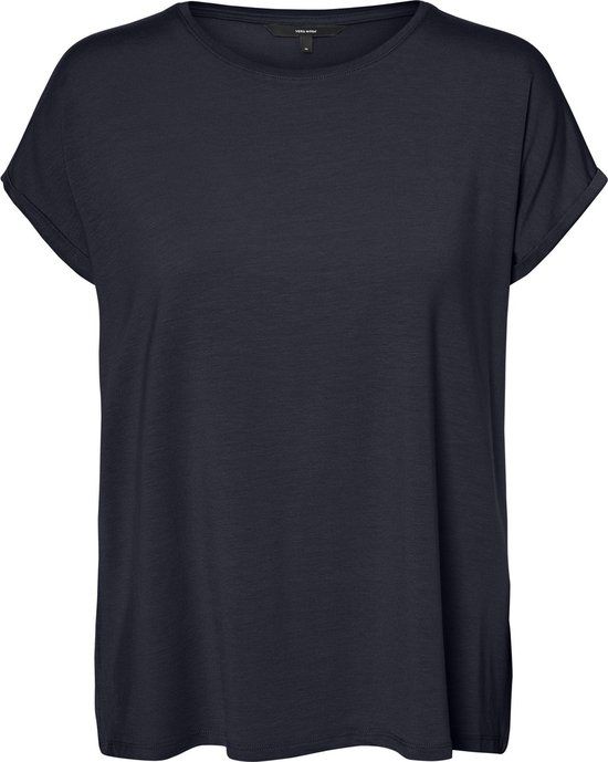 Vero Moda VMAVA Plain T-shirt - Night Sky - XXL